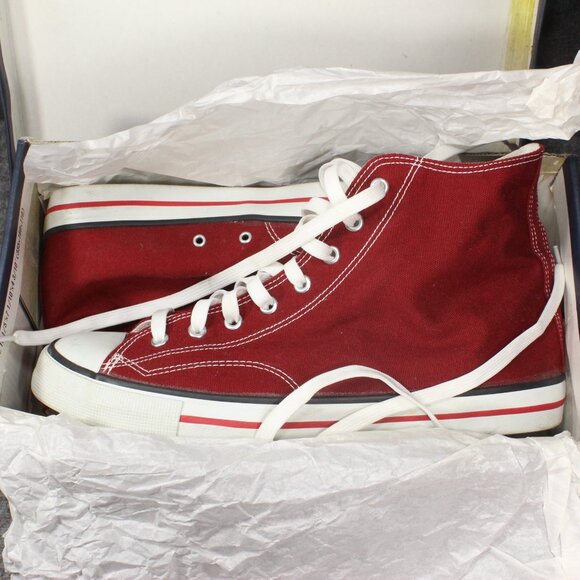 Gap Mens World Class High Top Sneakers, Royal Red Maroon Clay, Men's Size 11.5 - Picture 3 of 15